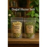 Velit Şemin Şifa Naturel ⭐ 1. Doğal Huzur Seti – Melisa Otu & Papatya Kurusu (50 gr × 2)