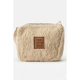 Vellamour Peluş Kadın El Çantası – Günlük Kullanım Mini Tote Organizer - Q21-Bej