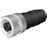 VELLEDQ M12 5 Pin Dişi Düz Sensör Soketi, Konnektör