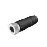 VELLEDQ M8-F04T M8 4 PİN DİŞİ DÜZ KONNEKTÖR, SENSÖR SOKETİ