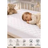 Vellista Home Collection %100 Pamuk Kapitone Sıvı Geçirmez Bebek Alezi Yatak Koruyucu - 70×130