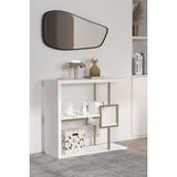 Velmira Dresuar - 75 cm - Beyaz - Altın