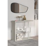 Velmira Dresuar - 75 cm - Beyaz - Bej