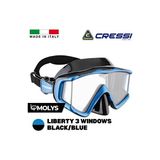 Velmora 3 Gözlü Profesyonel ve Snorkel Seti | Dalış Maskesi
