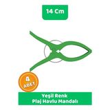 Velmora 4 Adet Xxl Plaj Şezlong ve Havlu Tutucu Mandal, Pratik ve Güçlü | Deniz Malzemesi