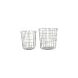 Velmora Açık Gri Metal Çift Set, Modern ve Kullanışlı Tasarım | Çamaşır Sepeti