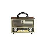 Velmora Ahşap Görünümde Fm Radyolu Bluetooth Müzik Çalar, Şık ve Kullanışlı Tasarım | Nostaljik Radyo
