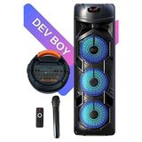 Velmora Büyük Boy Işıklı Party , Taşınabilir ve Şarjlı Ses Sistem | Bluetooth Hoparlör