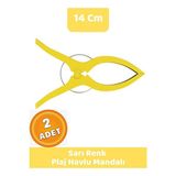 Velmora Büyük Boy Plaj Havlusu ve Şezlong Mandalı Seti - Rahat ve Pratik Kullanım | Deniz Malzemesi