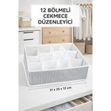 Velmora Çekmeceli Organizer Kutu Seti, Çok Amaçlı ve Pratik Saklama | Çamaşır Sepeti