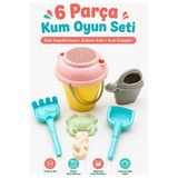 Velmora Çocuklar Için Kum Oyun Seti - Renkli Kova, Kürek ve Kalıplarla Eğlence | Plaj Oyuncakları