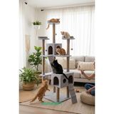 Velmora Çok Katlı Tırmalama ve Oyun Evi, Çoklu Eğlence Alanı | Kedi Tırmalaması