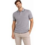 Velmora Fashion Erkek Polo Yakal Düğmeli Triko Tişört Yazlık Dokuma Regular Fit T-Shirt - Gri - XL