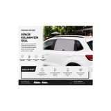 Velmora Ford I Için Güneşlik ve Yan Cam Perde Seti | Oto Güneşlik Perde