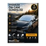 Velmora Ford Tourneo Courier 2 Için Uv ve Buzlanma Önleyici Ön Cam Güneşliği | Oto Güneşlik Perde