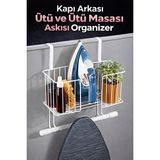 Velmora Kapı Arkası Ütü ve Ütü Masası Organizeri, Pratik ve Yer Tasarruflu | Ütü Masası ve Aksesuarı