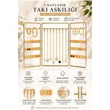 Velmora Katlanabilir Metal Takı Organizeri ile Her An Her Yerde Düzen | Makyaj & Takı Organizeri