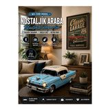 Velmora Klasik Amerikan Araba Tasarımlı Bluetooth Hoparlör: Retro ve Güçlü Ses | Dekoratif Obje ve Biblo
