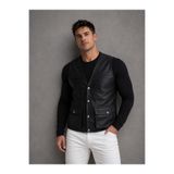 Velmora Leather Hakiki Erkek Deri Yelek