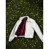 Velmora Leather Premium Hakiki Deri Kadın Ceket - 0 - Beyaz - XS