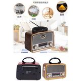 Velmora Ledli Nostaljik Görünümlü Müzik Kutusu - USB ve Sd Kart Destekli | Nostaljik Radyo