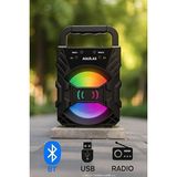 Velmora Mini Bluetooth Müzik Kutusu ve Ses Bombası, Taşınabilir ve Güçlü Sesli | Bluetooth Hoparlör