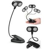 Velmora Mini LED Kitap Okuma Lambası - Klipsli ve Renkli Işık Seçenekleri | Masa ve Gece Lambası