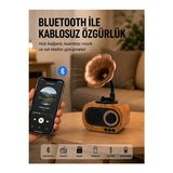 Velmora Mini Nostaljik Bluetooth Hoparlör: Fm Radyo ve Uzun Pil Ömrü | Nostaljik Radyo