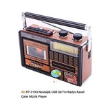 Velmora Portatif Kaset Teyp ve Radyo Çalar, Retro Müzik Player | Nostaljik Radyo