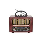Velmora Retro Ahşap Tasarımlı Bluetooth Radyo ve Fm/am Desteği | Nostaljik Radyo