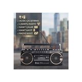 Velmora Retro Kaset Çalar Müzik Seti, Bluetooth ve Fm Radyo Özelliği ile | Nostaljik Radyo