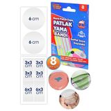 Velmora Tamir Bandı 8'li Patlak Yama Seti - Şişme Yüzme Ürünleri Için Pratik Onarım | Kolluk & Simit