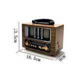Velmora Taşınabilir Bluetooth Radyo ve Hoparlör - Şarjlı, Sd ve USB Girişli, Mini T | Nostaljik Radyo