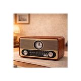 Velmora Vintage Ahşap Tasarımlı Fm/am/sw Radyo, Masa Tipi | Nostaljik Radyo