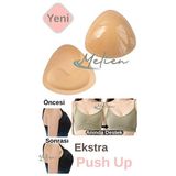 Velmora Yapışkanlı Push Up Mayo Sütyeni - Gelinlik ve Abiye Için Dolgunlaştırıcı | Göğüs Pedi ve Koruyucu