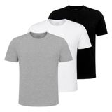 Velmore 3'lü Kutu Premium Erkek Tişört%100 Pamuk (Mix-5XL)