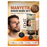 velnox Manyetik Burun Bandı 120’li – 60 Günlük Ekonomik Set | Horlama Azaltıcı Mıknatıslı Dilatör Aparatı