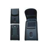 Veloa Cırtlı Kapaklı Kemere Takılan Telefon Kılıfı – Siyah | Bel Telefon Taşıma Çantası (17×8 cm) MSK04