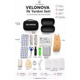 Velonova 17 Parça İlk Yardım Seti – Araç, Ev, Ofis Ve Seyahat İçin Çantalı Siyah