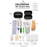 Velonova 17 Parça İlk Yardım Seti – Araç, Ev, Ofis Ve Seyahat İçin Çantalı Siyah