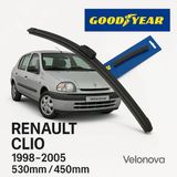 Velonova Good Year 2’Li Set Araca Özel Silecek Takımı Renault Clio 1998-2005 Ön Cam Sileceği 530Mm-450Mm