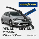 Velonova Good Year 2’Li Set Muz Tipi Silecek Takımı Renault Megane 2017-2024 Ön Cam Sileceği 600Mm-450Mm