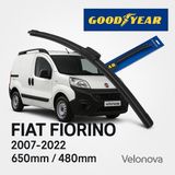Velonova Good Year 2’li Set Yüksek Performanslı Ön Cam Sileceği Fiat Fiorino 2007-2022 650mm-480mm