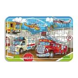 Velora 54 Parçalı Ahşap Puzzle, Çocuklar Için Eğlenceli Yapboz