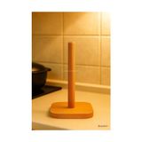 Velora Bambu Kağıt Havluluk Doğal Ahşap Mutfak Tezgahı Için Dikey Kağıt Havlu Standı Modern Şık Tasarım Dayanıklı Kolay Temizlenir Kaymaz Tabanlı Pratik Kağıt Havlu Tutucu Organizer (Kare)