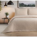 Velora Home Diamora Tek Kişilik Yatak Örtüsü - Kum Taşı - 180 x 230 cm