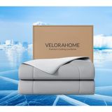 Velora Home Ice Chill Serinletici Yorgan - Çift Kişilik (Gri) | İnce ve Serinletici Kumaş