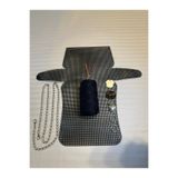VELORİA BAG & SCARF BÜYÜK Plastik kanvas simli ip çanta yapım kiti GÜMÜŞ RENK AKSESUARLI tam set