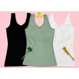 Veloure Kadın Atlet Pedli Modal 3’lü Siyah,Beyaz,Yeşil südyenli ~bluz,T-shirt' YENİ SEZON 🌞 - 2XL - Çok Renkli