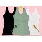 Veloure Kadın Atlet Pedli Modal 3’lü Siyah,Beyaz,Yeşil Südyenli~bluz,T-shirt, v yaka , pamuk ' YENİ SEZON 🌞 - XL - Çok Renkli